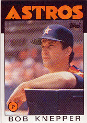 1986 Topps Baseball Cards      590     Bob Knepper